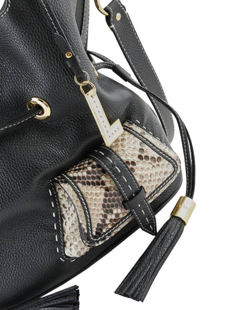 Bucket Bag M Premier Flirt Python Leder Lancel Zwart premier flirt A10529 ander zicht 1
